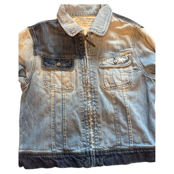 Madison Scotch/ Scotch & Soda Blue Jean Jacket Cropped Classic - Picture 2 of 5